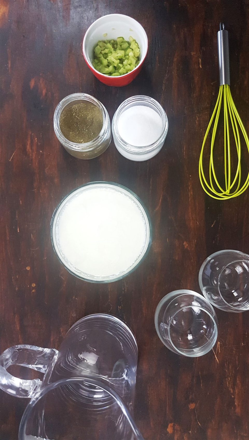 Persian drink doogh equipment