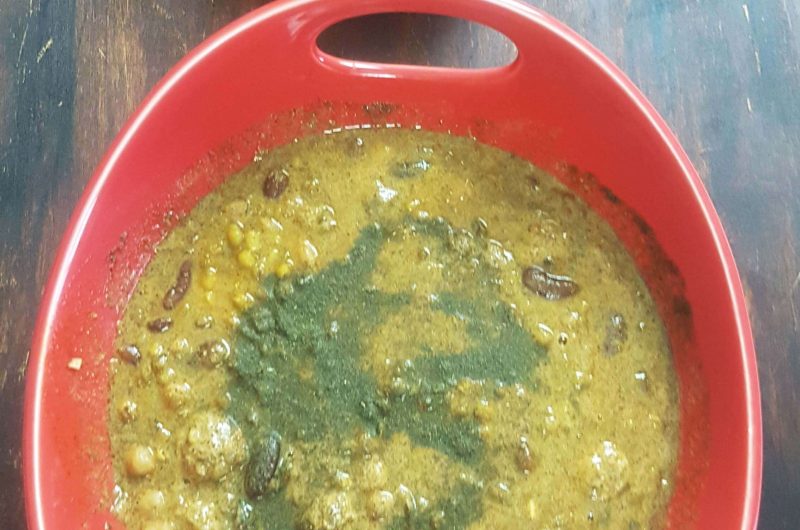 Mashawa : Afghan Meatball and Bean Soup